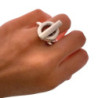 BAGUE LA CROISETTE HERMES GM