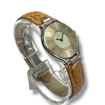 CARTIER 21 MUST DE CARTIER 31MM QUARTZ BRACELET CUIR