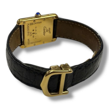 MONTRE MUST DE CARTIER TANK 2415 PLAQUE OR