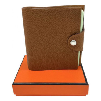 Mini Agenda en Cuir Marron + Boîte