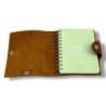 Mini Agenda en Cuir Marron + Boîte