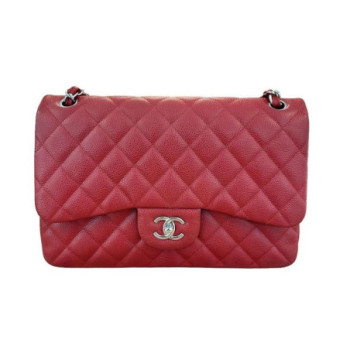 CHANEL TIMELESS 30 DOUBLE FLAP ROUGE 2014 FULLSET