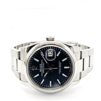 ROLEX OYSTER PERPETUAL DATEJUST 36MM - BLUE DIAL - FULL SET 2019