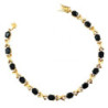 BRACELET OR 18K 19GR SAPHIR/DTS