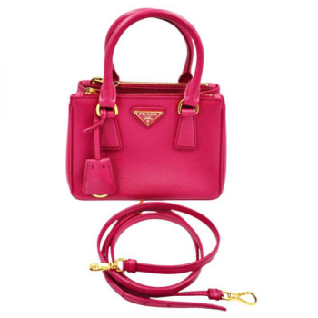 PRADA MINI GALLERIA SAFFIANO LUX FUXIA