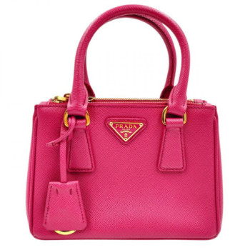 PRADA MINI GALLERIA SAFFIANO LUX FUXIA