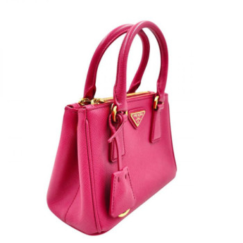 PRADA MINI GALLERIA SAFFIANO LUX FUXIA