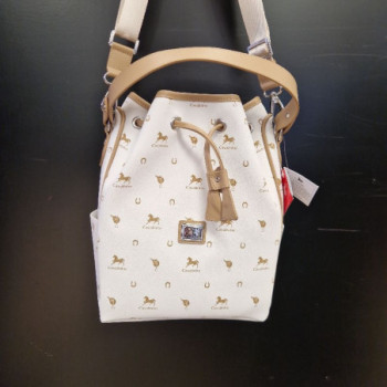 SAC CAVALINHO BUCKET MONO BLANC BEIGE