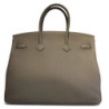SAC A MAIN HERMES BIRKIN 35 TOGO GRIS MEYER