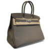 SAC A MAIN HERMES BIRKIN 35 TOGO GRIS MEYER