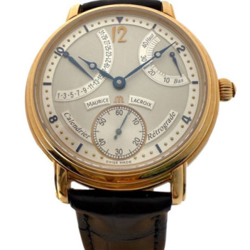 MONTRE  MAURICE LACROIX CALENDRIER RETROGRADE  OR 18CT REF: 76847