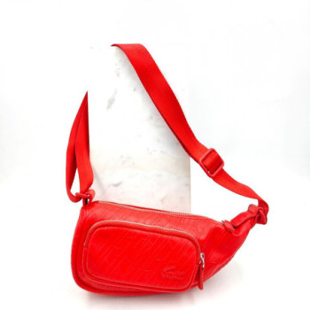 SAC BANDOULIERE LACOSTE ROUGE
