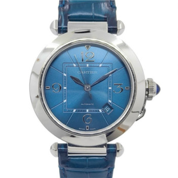 CARTIER PASHA 41 BLUE DIAL WSPA0038