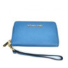 PORTFEUILLE MICHAEL KORS BLEU