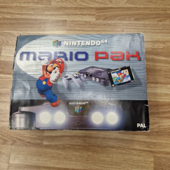 CONSOLE NINTENDO 64 N64 PAK + SUPER MARIO 64 COMPLETE