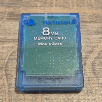 CARTE MEMOIRE PLAYSTATION 2 8MB BLEU