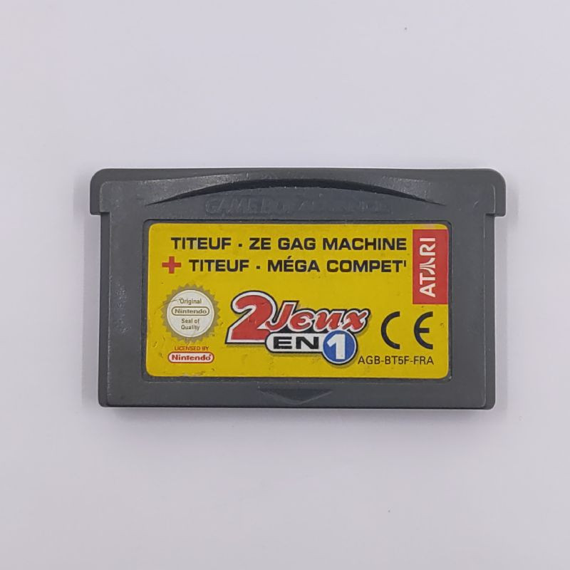 TITEUF ZE GAG MACHINE + TITEUF MEGA COMPET - GAME BOY ADVANCE (CARTOUCHE SEULE)