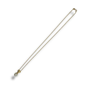 PENDENTIF OR JAUNE 18CT 4.66GRS DTS PERLE 42CM