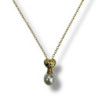 PENDENTIF OR JAUNE 18CT 4.66GRS DTS PERLE 42CM
