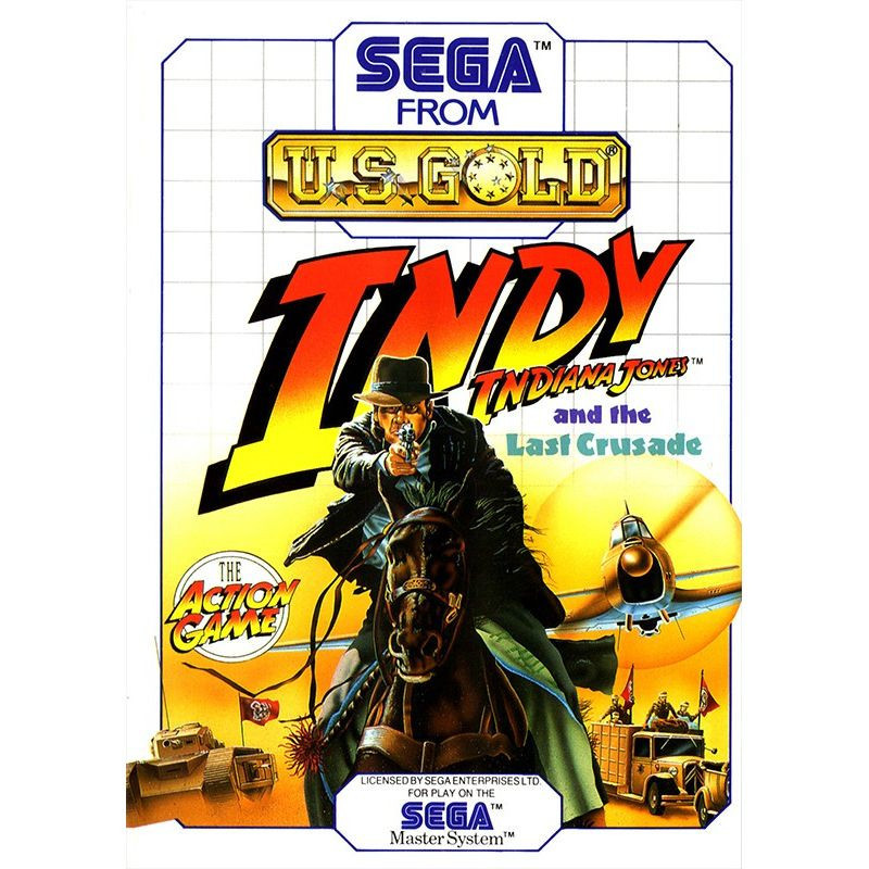 MASTER SYSTEM - INDIANA JONES AND THE LAST CRUSADE