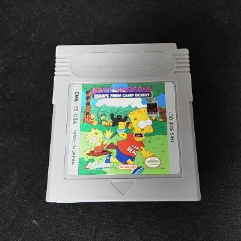 BART SIMPSONS ESCAPE FROM CAMP DEADLY GAME BOY CARTOUCHE SEULE