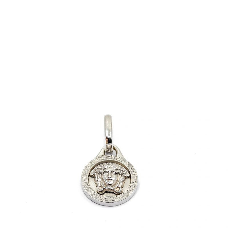 PENDENTIF VERSACE OR BLANC 18K 5.40G