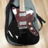GUITARE ELECTRIQUE JET GUITARS JJ-350 OFFSET ROASTED MAPLE BLACK + HOUSSE