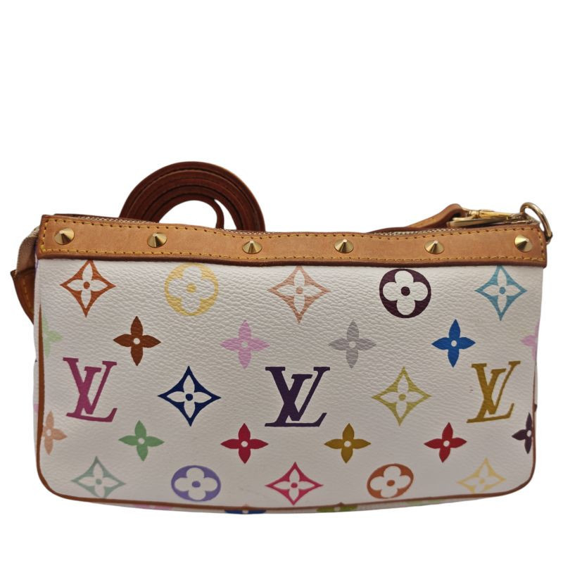 LOUIS VUITTON POCHETTE MULTICOLOR M92649 + FACTURE 2004