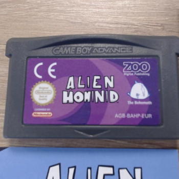 JEU GBA ALIEN HOMINID + NOTICE + BOITE