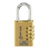 Burg Wächter 2261 Combi Lock Brass 40mm