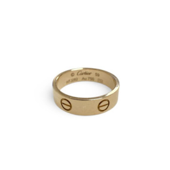 BAGUE CARTIER LOVE OR ROSE 750 T59