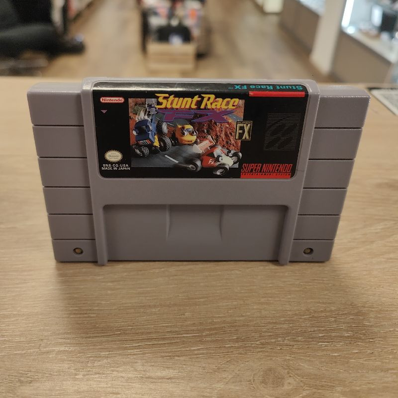 JEU SNES STUNT RACE USA CARTOUCHE SEULE