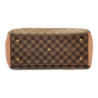 SAC A MAIN NORMANDY LOUIS VUITTON - DAMIER MARRON ET ROSE