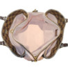 SAC A MAIN NORMANDY LOUIS VUITTON - DAMIER MARRON ET ROSE