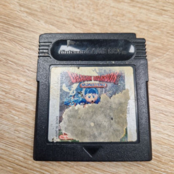 DRAGON WARRIOR MONSTER GBC (JEU SEUL) ETIQUETTE DECHIRE
