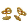 Boucles D'Oreilles Poiray Cœur Entrelacé Or Rose 18ct 2.07GR
