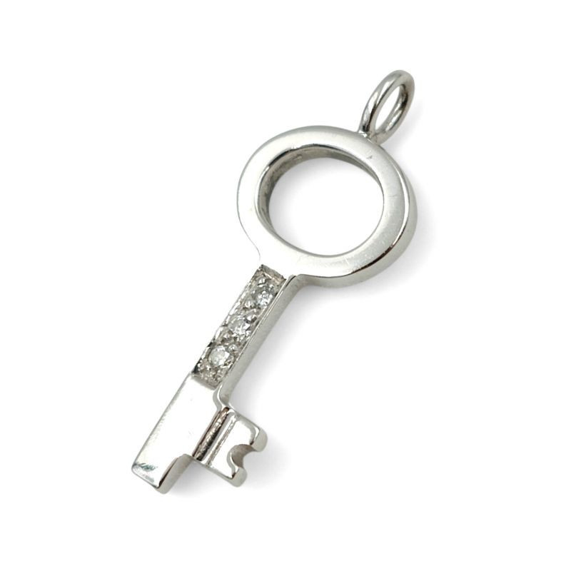 PENDENTIF CLEF OR 18CT 1.30GR DMT