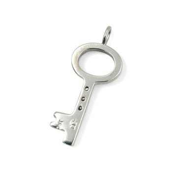 PENDENTIF CLEF OR 18CT 1.30GR DMT