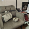 SAC A MAIN LOUIS VUITTON KEEPALL 25 GRIS MINERAL