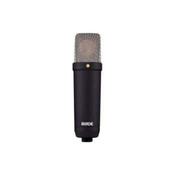 RODE NT1 SIGNATURE SERIES STUDIO CONDENSER MICROPHONE WITH HF6 TRUE CONDENSER CAPSULE IN BLACK