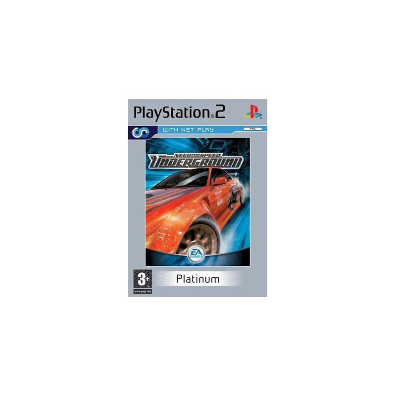 PS2 - NEED FOR SPEED UNDERGROUND [PLATINUM] (AT VERSION)