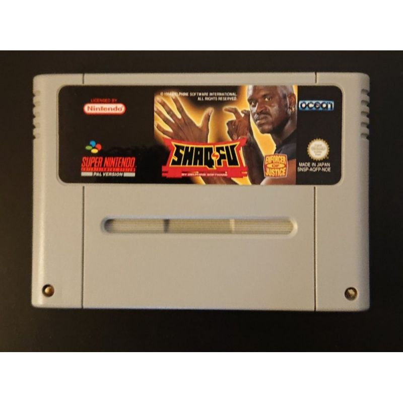 JEU SNES SHAQ FU CARTOUCHE SEULE