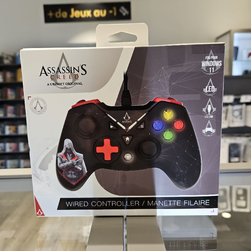 ASSASSIN S CREED MANETTE FILAIRE USB POUR PC