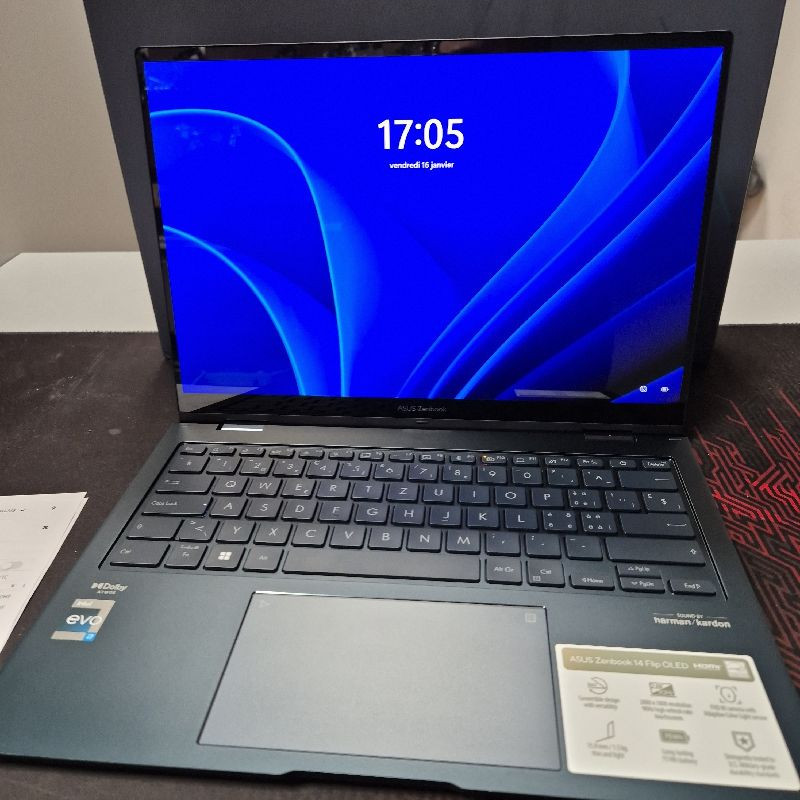ASUS ZENBOOK 14 FLIP OLED I7 13TH 16GB 1TO