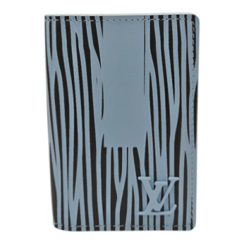 ORGANISEUR DE POCHE LOUIS VUITTON LV x PARK SEO-BO CUIR EPI XL BLEU