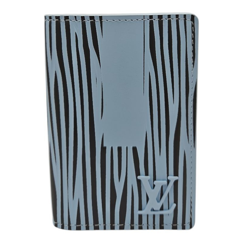 ORGANISEUR DE POCHE LOUIS VUITTON LV x PARK SEO-BO CUIR EPI XL BLEU