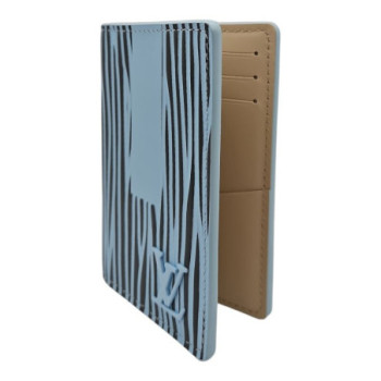 ORGANISEUR DE POCHE LOUIS VUITTON LV x PARK SEO-BO CUIR EPI XL BLEU