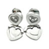 BOUCLES D'OREILLES CHOPARD HAPPY AMOR OR 18CT 9.97GR & FACTURE 2011