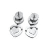 BOUCLES D'OREILLES CHOPARD HAPPY AMOR OR 18CT 9.97GR & FACTURE 2011
