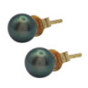 BOUCLE OREILLE OR 18CT + PERLE 1.25GR